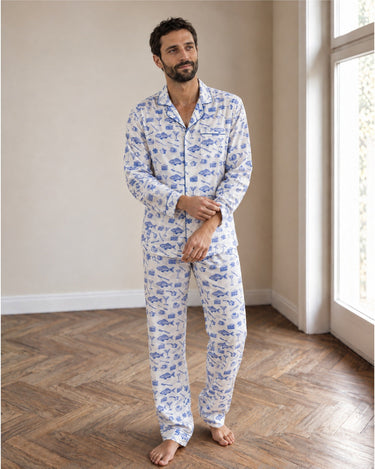 Midnight Kitchen Unisex Organic Cotton Pyjama Set VON LOEBELL Collection
