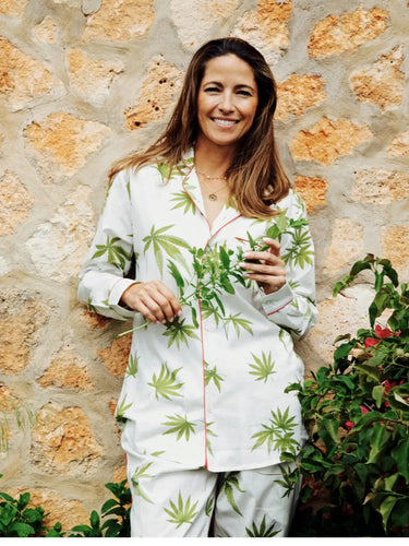 The Kush Cannabis Pajama Set VON LOEBELL Collection