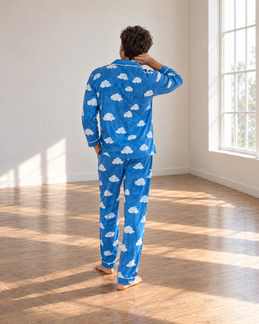 Unisex Organic Cotton Cloud Pajama Set VON LOEBELL Collection