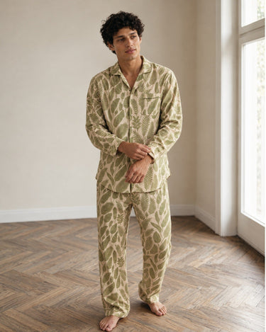 Unisex Organic Cotton Jungle Pyjama Set VON LOEBELL Collection