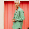 THE Unisex GREEN STRIPES Cotton Pyjamas VON LOEBELL Collection