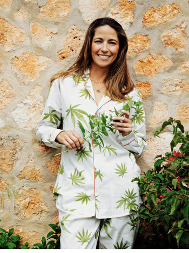 The Kush Cannabis Pajama Set VON LOEBELL Collection